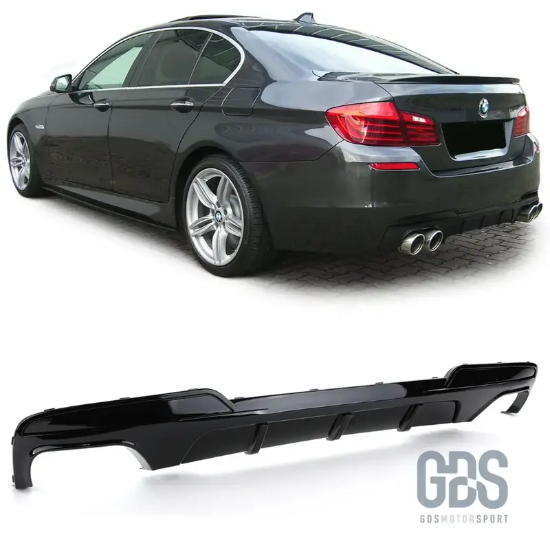 Diffuseur Pare-choc Arrière 550i/d M Performance Noir Brillant pour BMW F10 / F11 Pack M (2010-2017)
