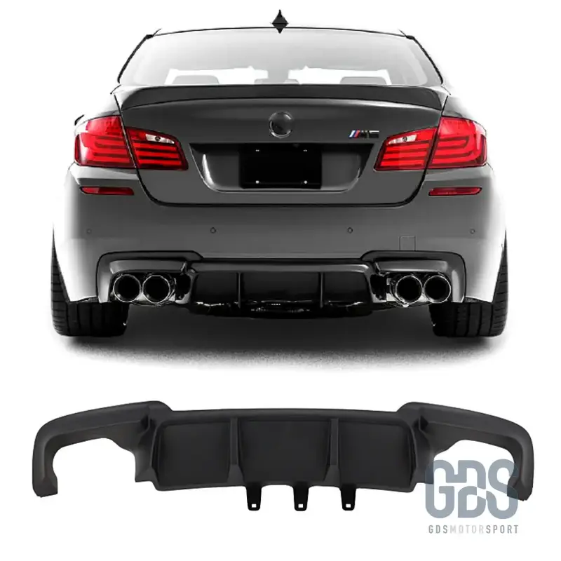 Diffuseur Pare-choc Arrière Look M Performance Noir Mat pour BMW F10 / F11 (2010-2017)