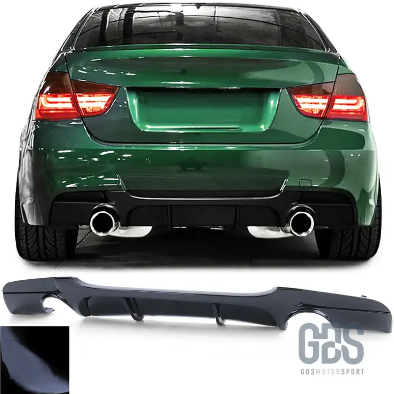 Diffuseur Pare-Choc Arrière M Performance 335i/335d Noir Brillant BMW Série 3 E90 E91