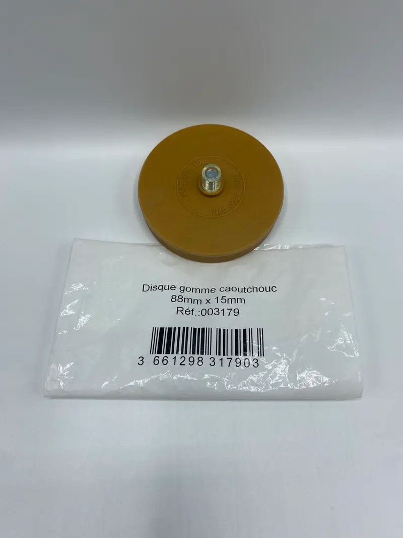 DISQUE GOMME CAOUTCHOUC 88mm X 15mm - CARFIT