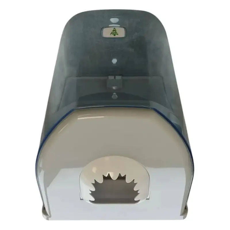 Distributeur de rouleaux d'essuie-mains à déroulement intérieur Transparent ABS 31x21x22 cm