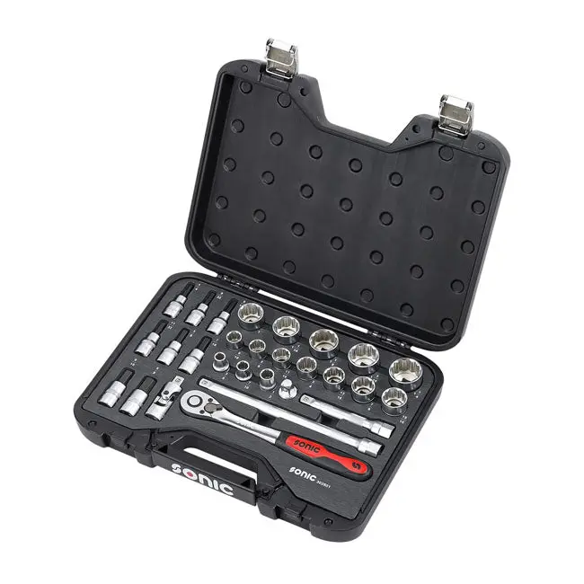 Douille combinée Sonic 1/2'' Drive 28-pcs US Sizes