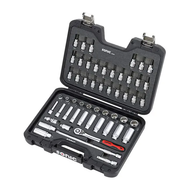 Douille combinée Sonic 3/8'' Drive 53-pcs Set US Sizes