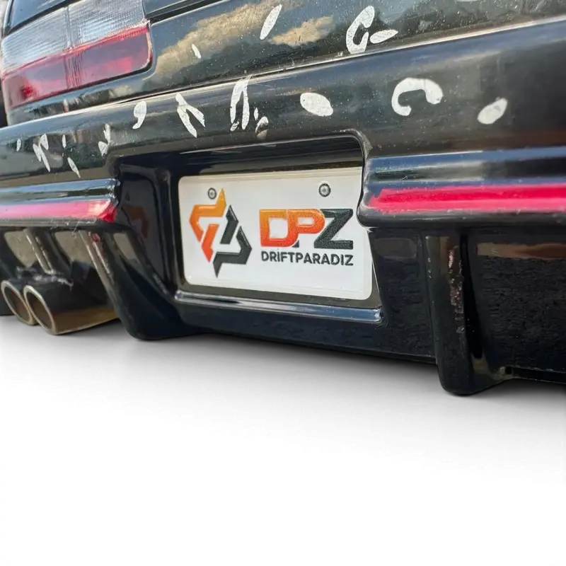 " DPZ " Plaque immatriculation 3d autocollante