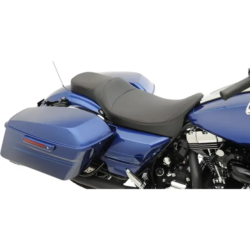 Drag Specialties Siège Predator 2-places à portée étendue pour Harley