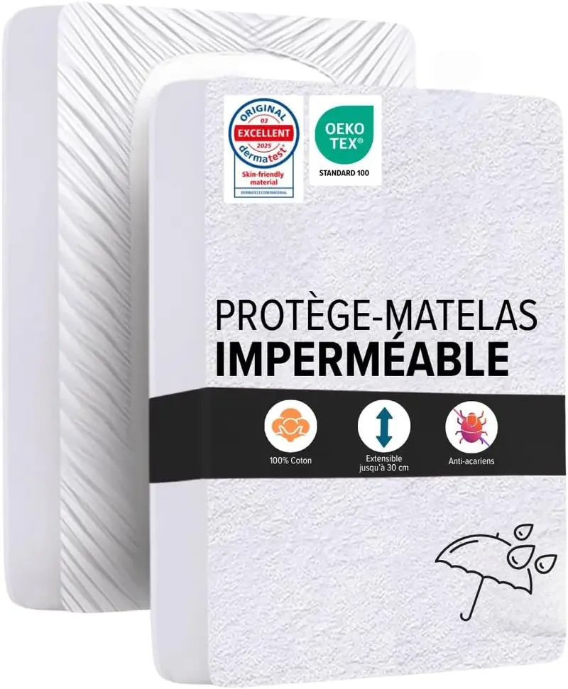 Dreamway Protège-matelas 120x200 Imperméable - Neuf en Outlet