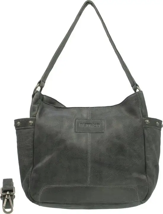 DSTRCT Northfields Way Dames Schoudertas Dark Grey - Nieuw Outlet