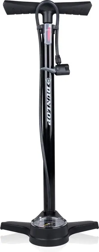 Dunlop Fietspomp Drukmeter Zwart - Nieuw Outlet