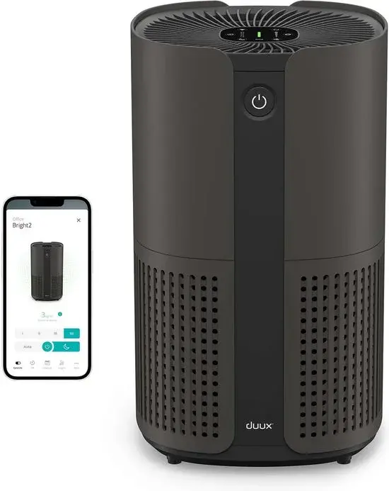 Duux Bright 2 Smart Luchtreiniger Zwart - Nieuw Outlet