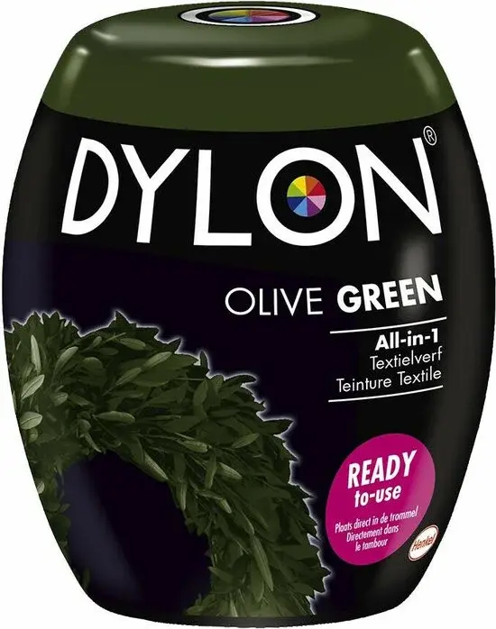 DYLON Teinture textile pour machine à laver en dosettes Vert Olive - Neuf Outlet