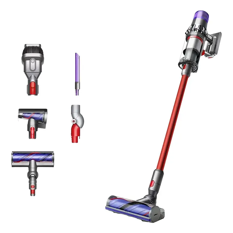 Dyson V15 Origin Aspirateur Balai Nickel Rouge - Nouveau Outlet