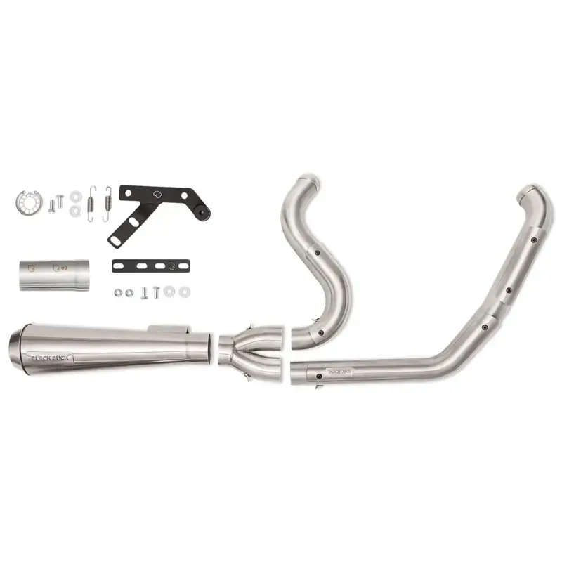 Echappement 2 en 1 Black Duck Fighter EC Euro Approved pour Harley