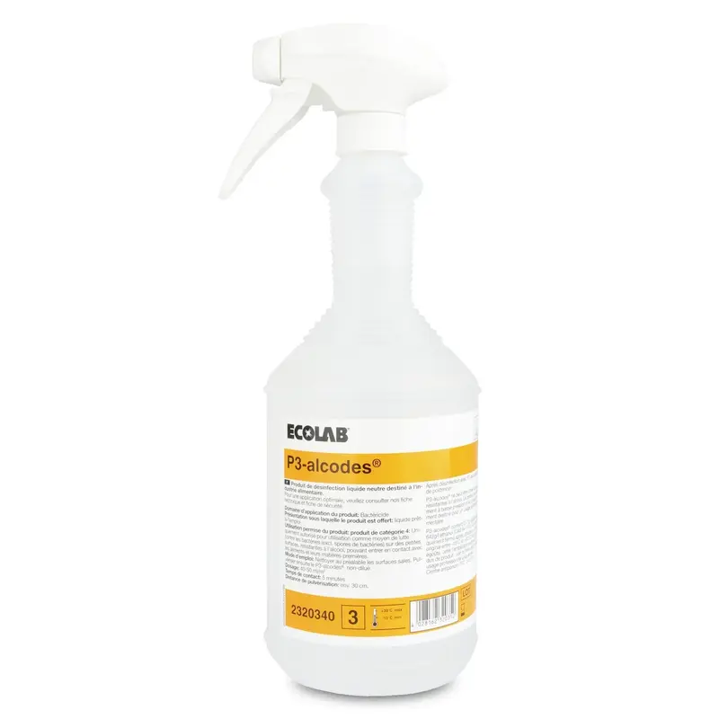 Ecolab P3-Alcodes 1L Spray désinfectant - Nouveau Outlet