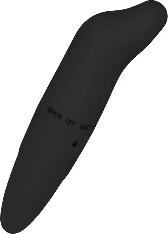EIS Mini Vibrateur 12.5 cm Courbé Noir - Nouvelle Prise
