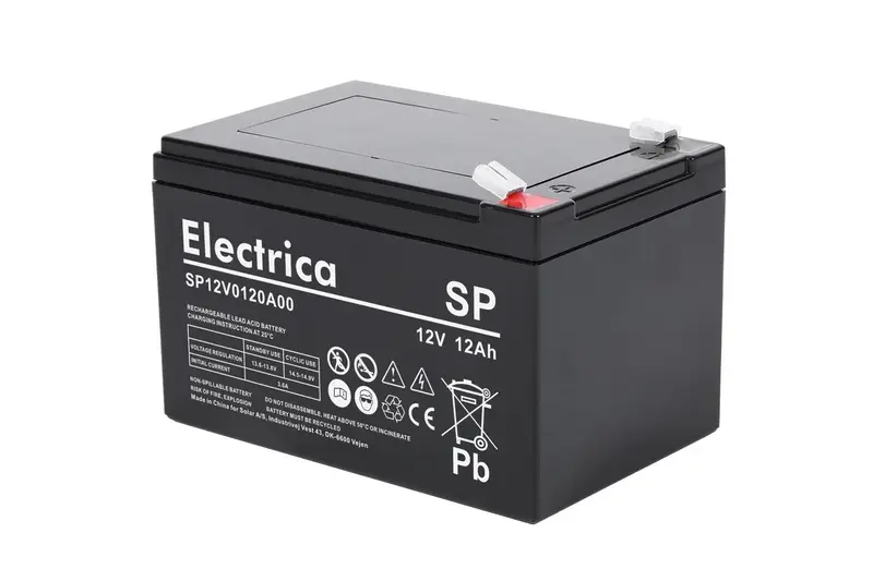 Electrica Solar Plus 12V 12Ah Loodzuurbatterij - Nieuw