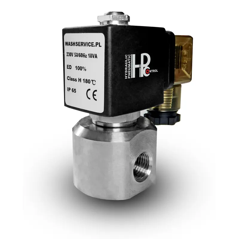 Electrovanne Haute Pression HP20 1/4 Pouce 230V 12V 24V pour Lavage Auto - SKU