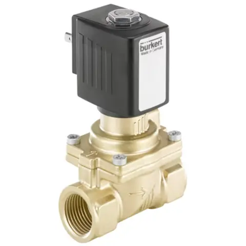 Électrovanne laiton 1/2 pouce (DN13) 24VDC NO - Joint Viton