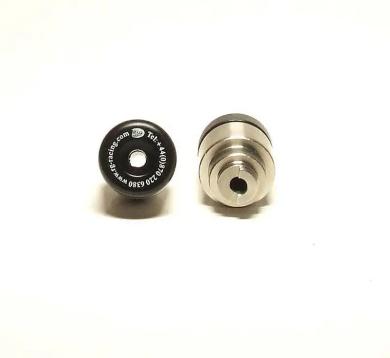 EMBOUTS DE GUIDON BIHR R&G RACING NOIR HONDA