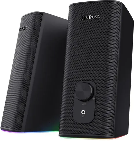 Enceinte PC Trust GXT 612 Cetic Bluetooth avec éclairage RGB | Neuve