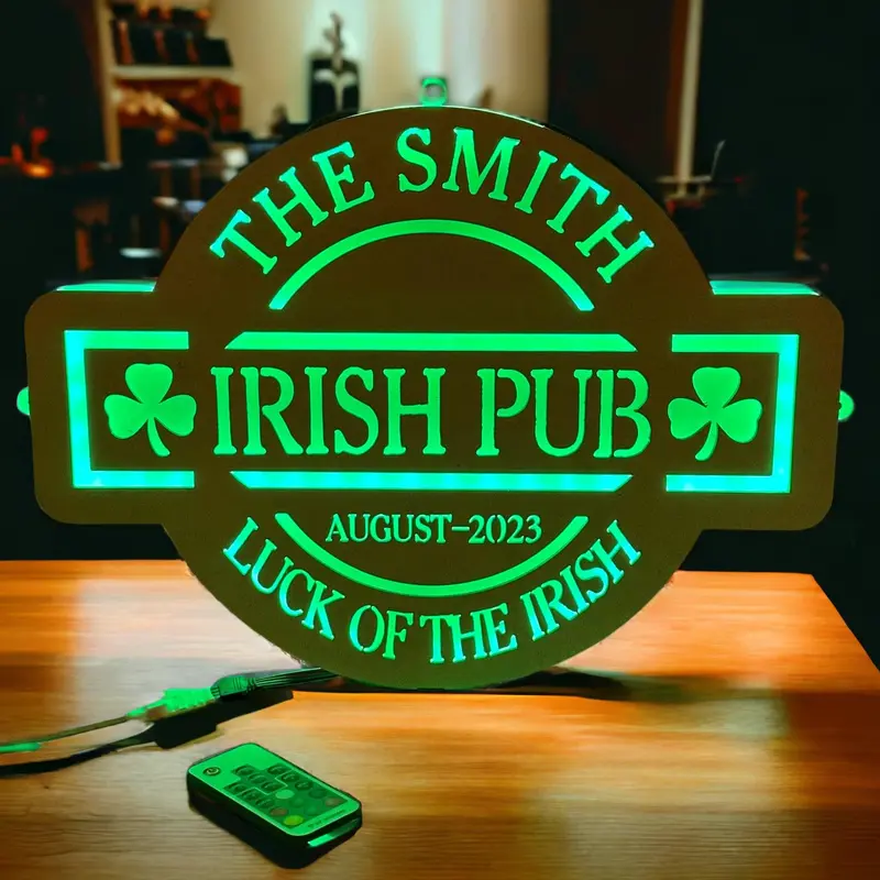 Enseigne lumineuse IRISH PUB