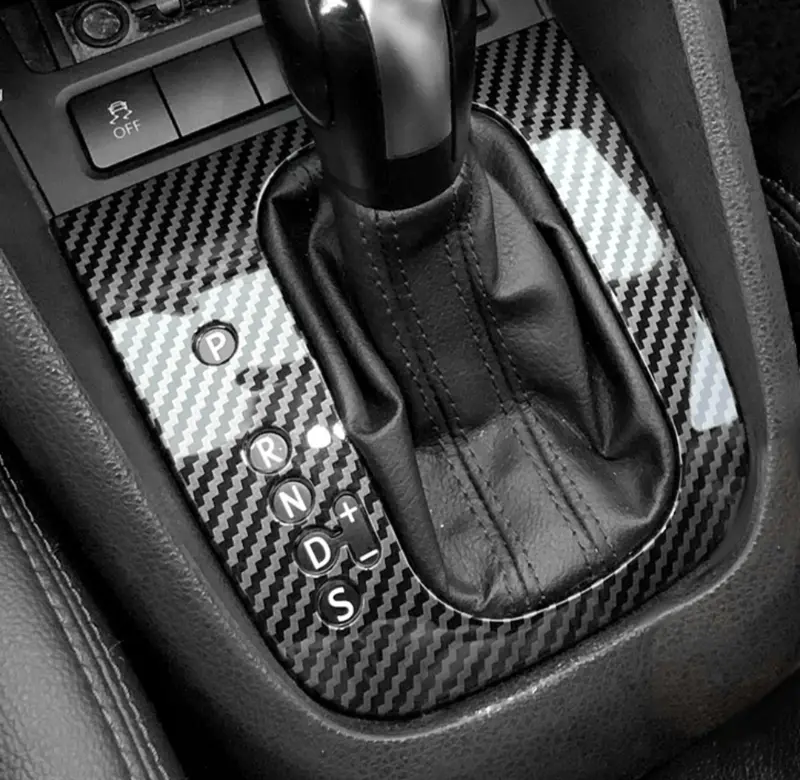 Entourage de levier de vitesse habillage intérieur carbone pour Volkswagen Golf 6