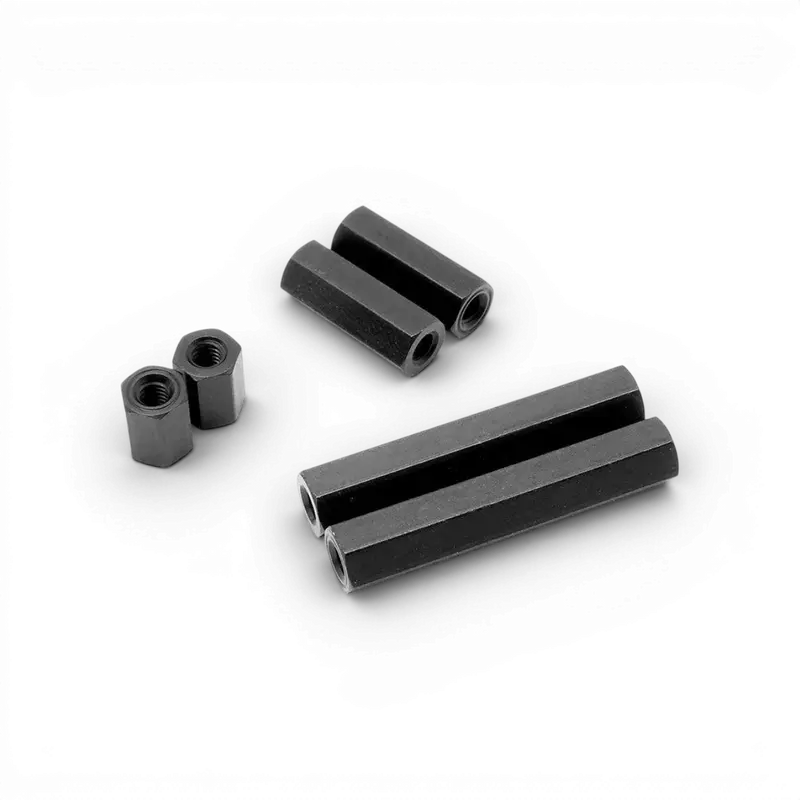 Entretoise d’Extension Hexagonale en Aluminium 8mm - Noire