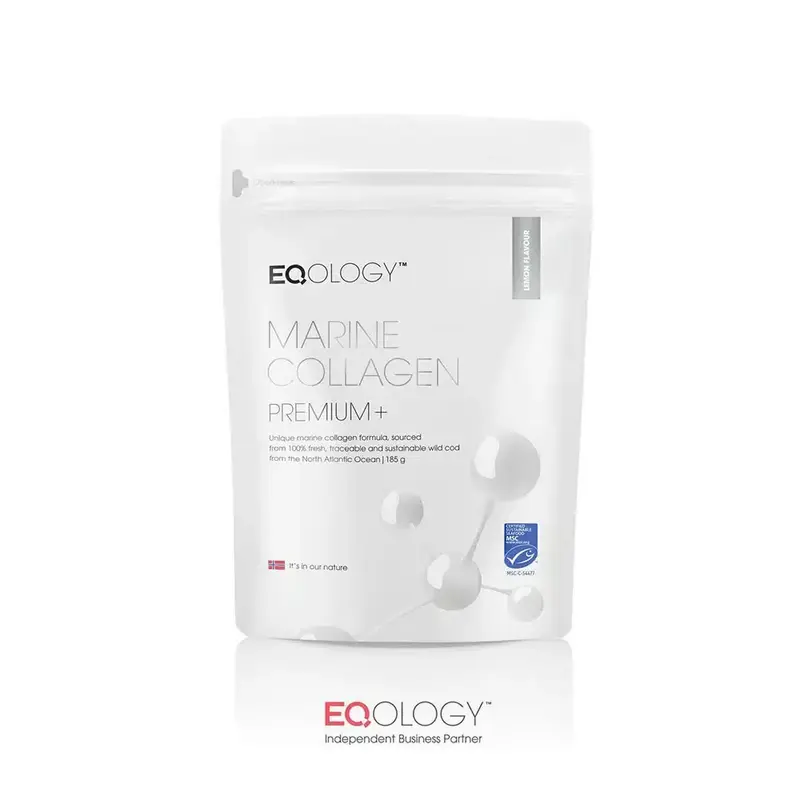 Eqology Marine Collageen Premium+ Citroen 185g - Nieuw
