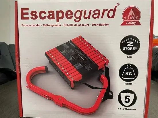 Escapeguard Vluchtladder Metaal/Nylon 4,3 Meter - Nieuw