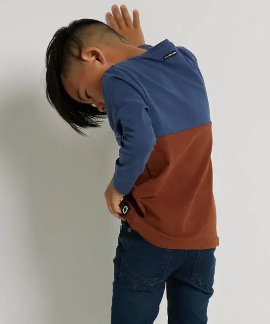 Europe Kids | Dessin à rayures marron | Garçons | 110/116