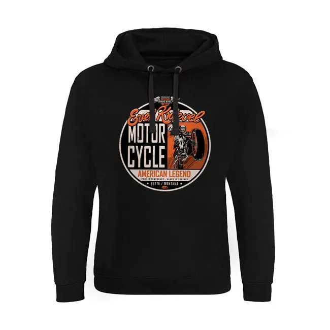 Evel Knievel American Legend Epic Hoodie Noir