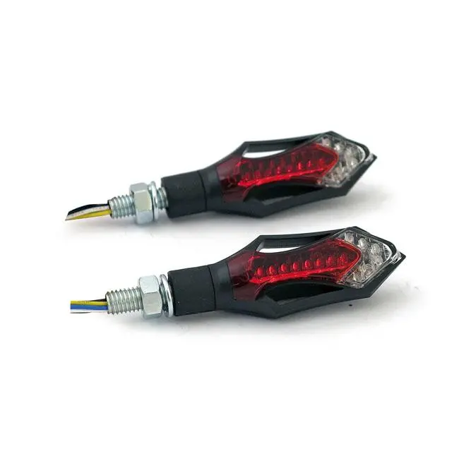 Feu arrière de moto à LED 3 en 1 Hatch