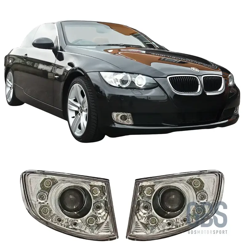 Feux antibrouillard avec fonction feux de jour LED BMW E92/ E93 pare choc pack Luxe