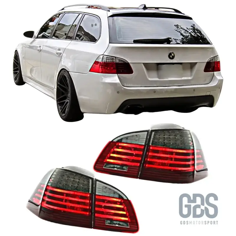 Feux Arrière Fumé Noir Look LCI Phase 2 BMW Série 5 E61 Touring — Phase 1 (2004-2007)