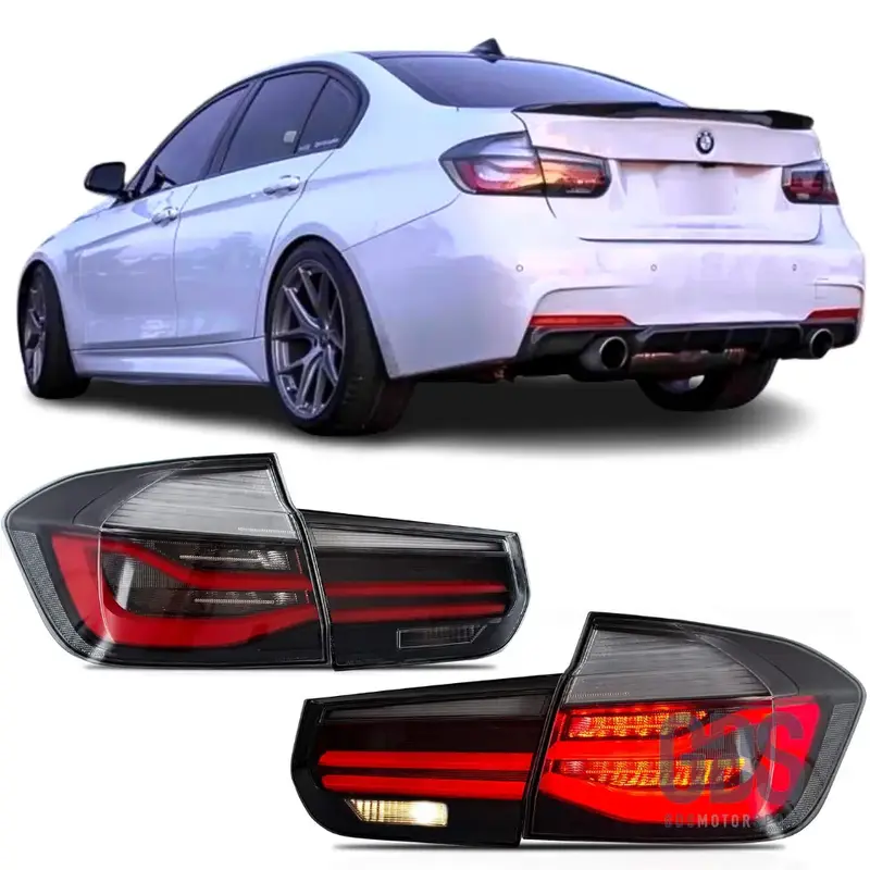 Feux arrière LED Light Bar Dynamique Fond Noir pour BMW Série 3 F30