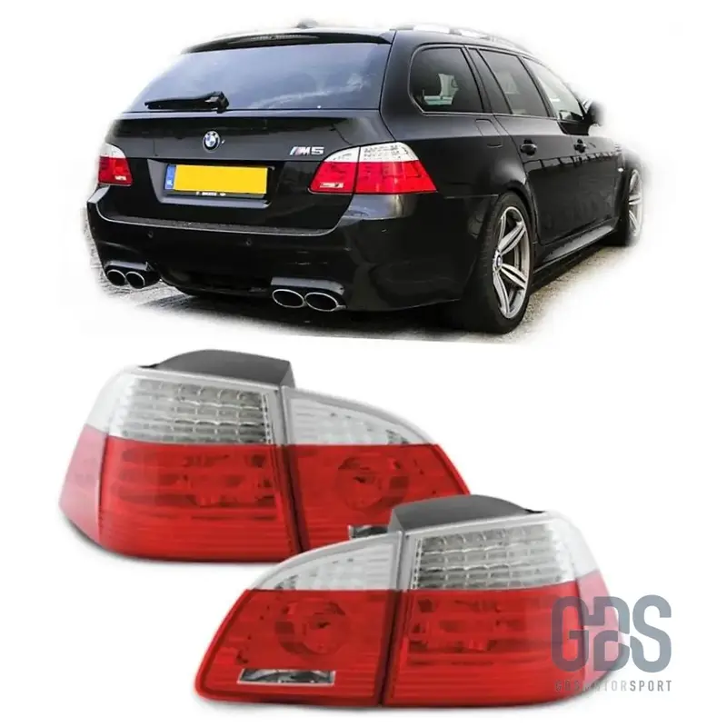 Feux Arrière Look LCI Phase 2 BMW Série 5 E61 Touring — Phase 1 (2004-2007)
