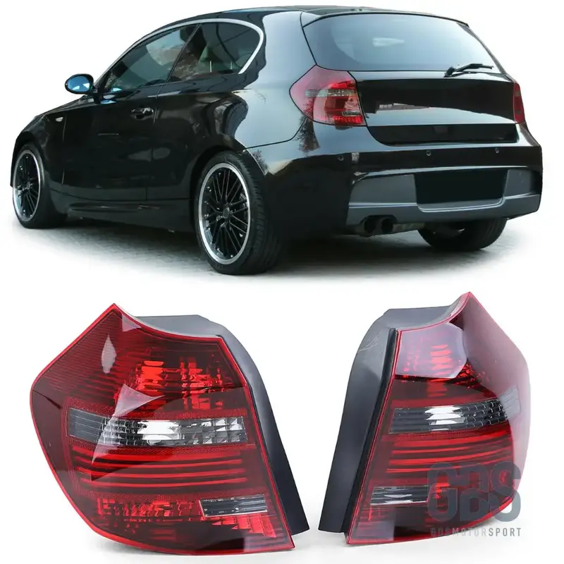 Feux Arrière Type LCI à LED Fumé Noir pour BMW Série 1 E87 E81 — Phase 2 (Xénon)