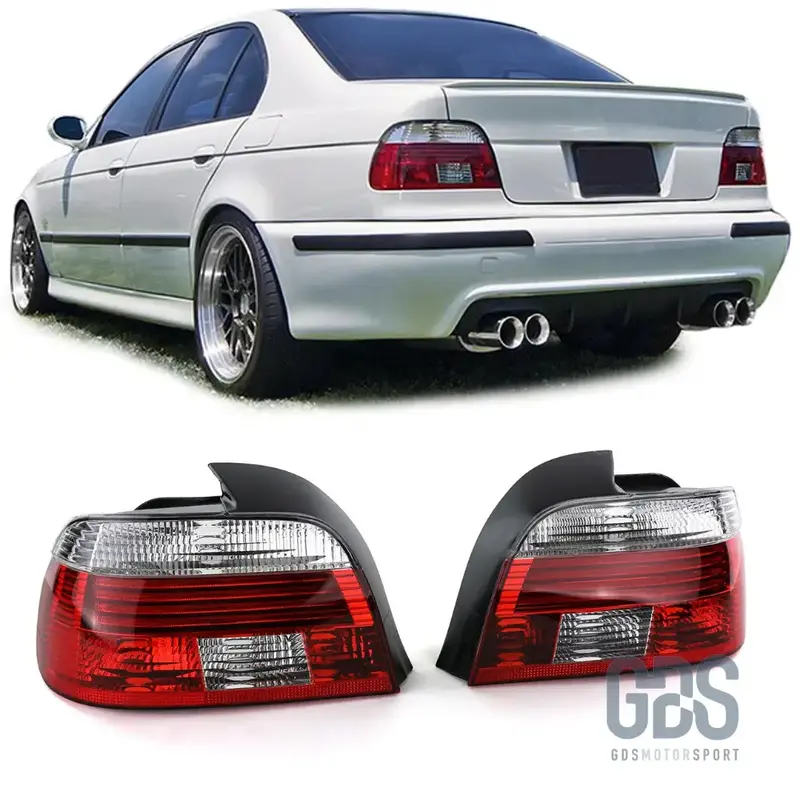 Feux arrières Cristal look M5 pour BMW E39 phase 2 Berline 2000-2003
