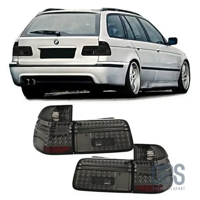 Feux arrières Full LED Fumé Noir pour BMW E39 Touring Phase 1 — 1997-2000