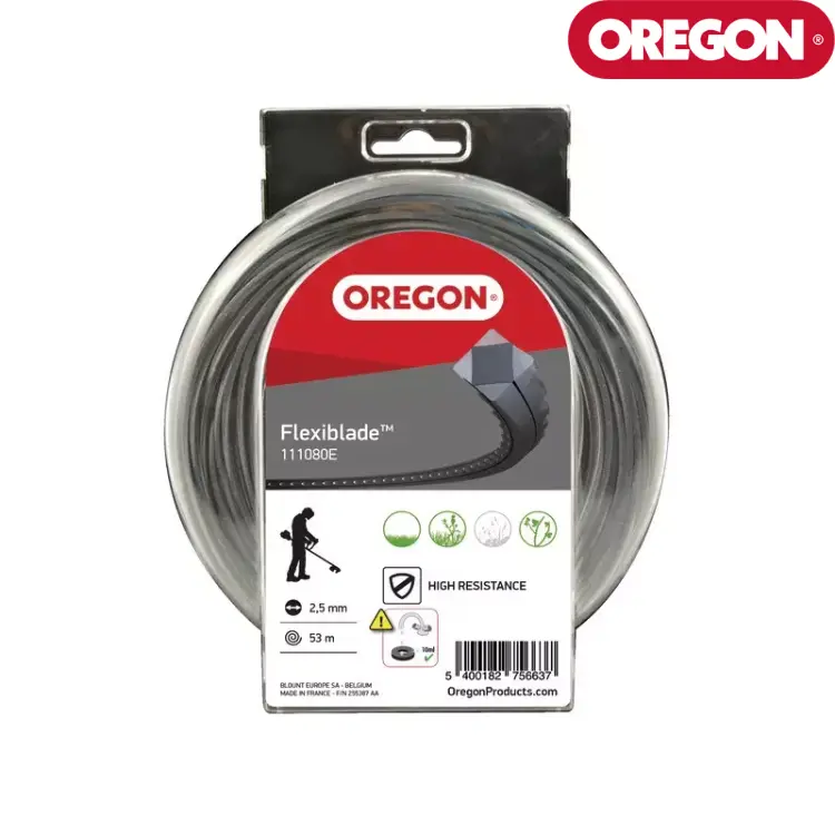 FIL DE DEBROUSSAILLEUSE DENTE FLEXIBLADE Ø 2,5 MM OREGON