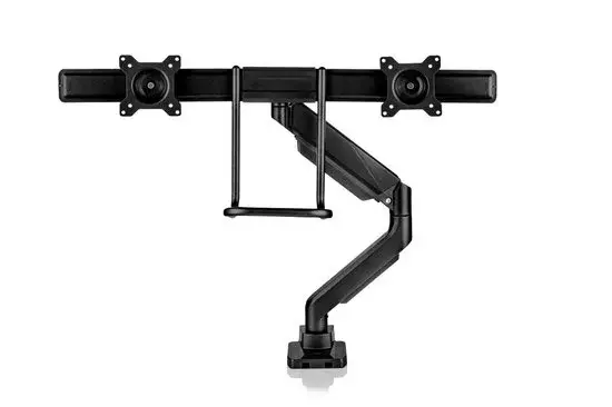 Filex Swing Dubbel Monitorarm Zwart - Nieuw Outlet