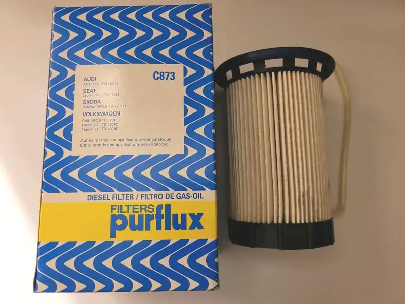 Filtre À Carburant Purflux Volkswagen Audi Tdi C873 Wf8512 Elg5473 (#AUT100)