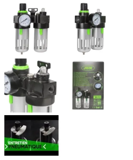 FILTRE ET REGULATEUR A AIR DOUBLE - JBM