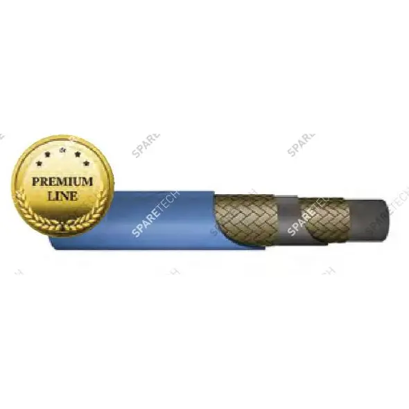 Flexible haute pression double tresse acier au mètre