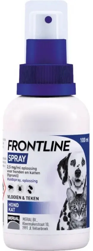 Frontline Spray Antipuces Chat Chien 100ml - Neuf Outlet
