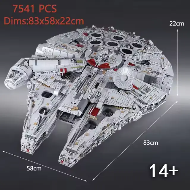 Galaxy of Heroes s1701 Flamium Falcon Bouwset - Retour