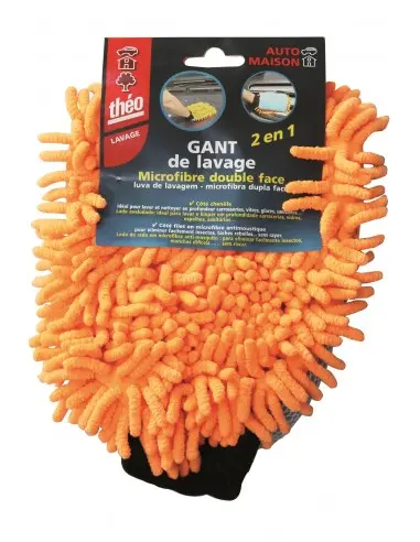 Gant De Lavage Micro Chenille Double Face