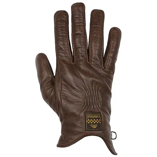 GANTS CUIR HELSTONS CONDOR CAMEL NOIR