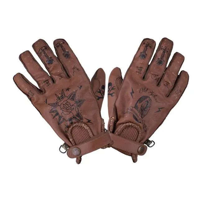 Gants de moto By City Second Skin Tattoo