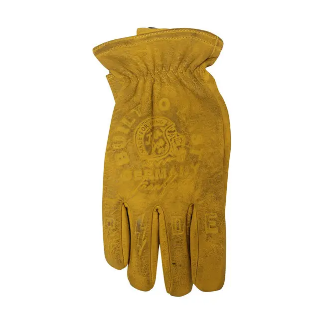 Gants embossés John Doe Coyote Jaune
