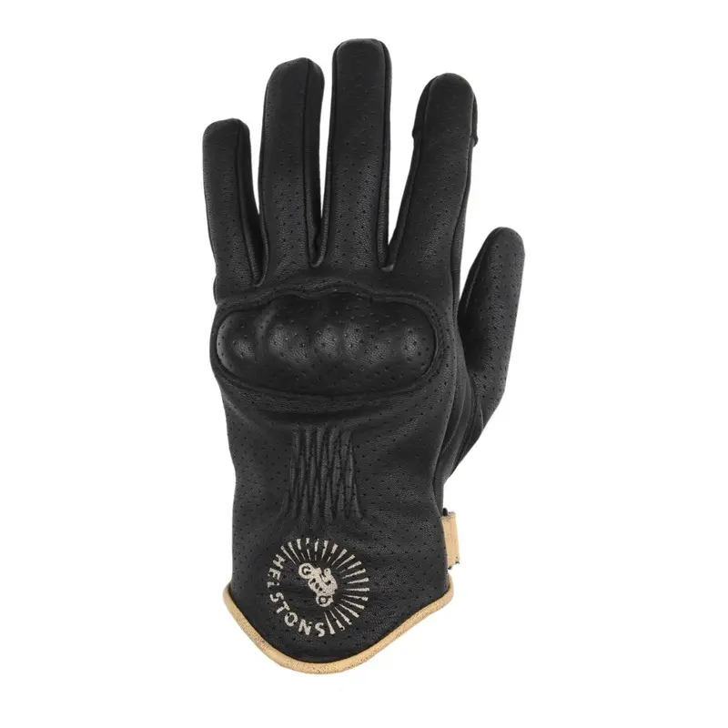 GANTS FEMME HELSTONS SUNSHINE AIR ETE NOIR BEIGE